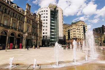 city square, Leeds